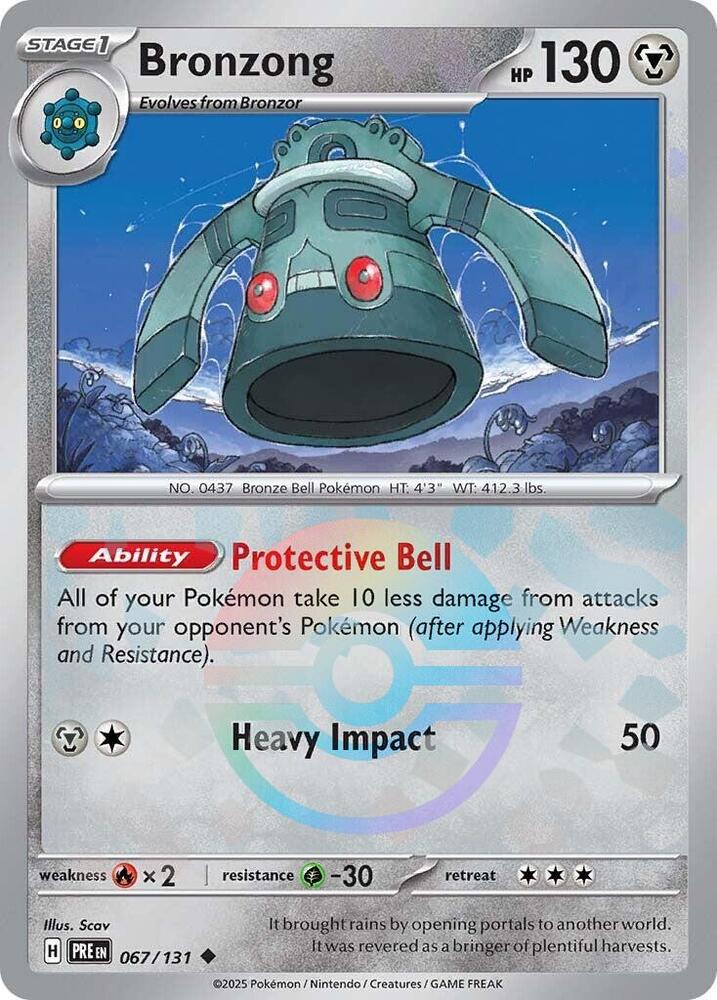 Bronzong (067/131) (Poke Ball Pattern) [Scarlet & Violet: Prismatic Evolutions] | Odin's Place