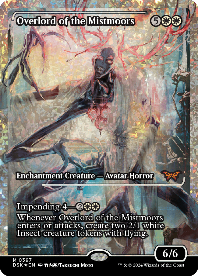 Overlord of the Mistmoors (Japan Showcase Fracture Foil) [Duskmourn: House of Horror] | Odin's Place
