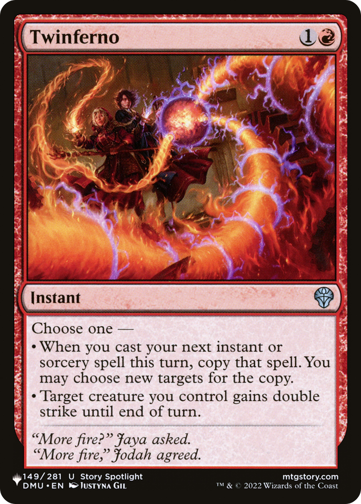Twinferno [The List] | Odin's Place