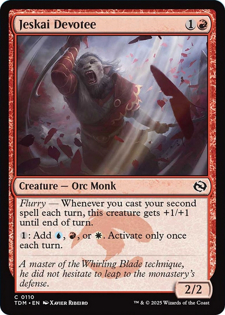 Jeskai Devotee [Tarkir: Dragonstorm] | Odin's Place
