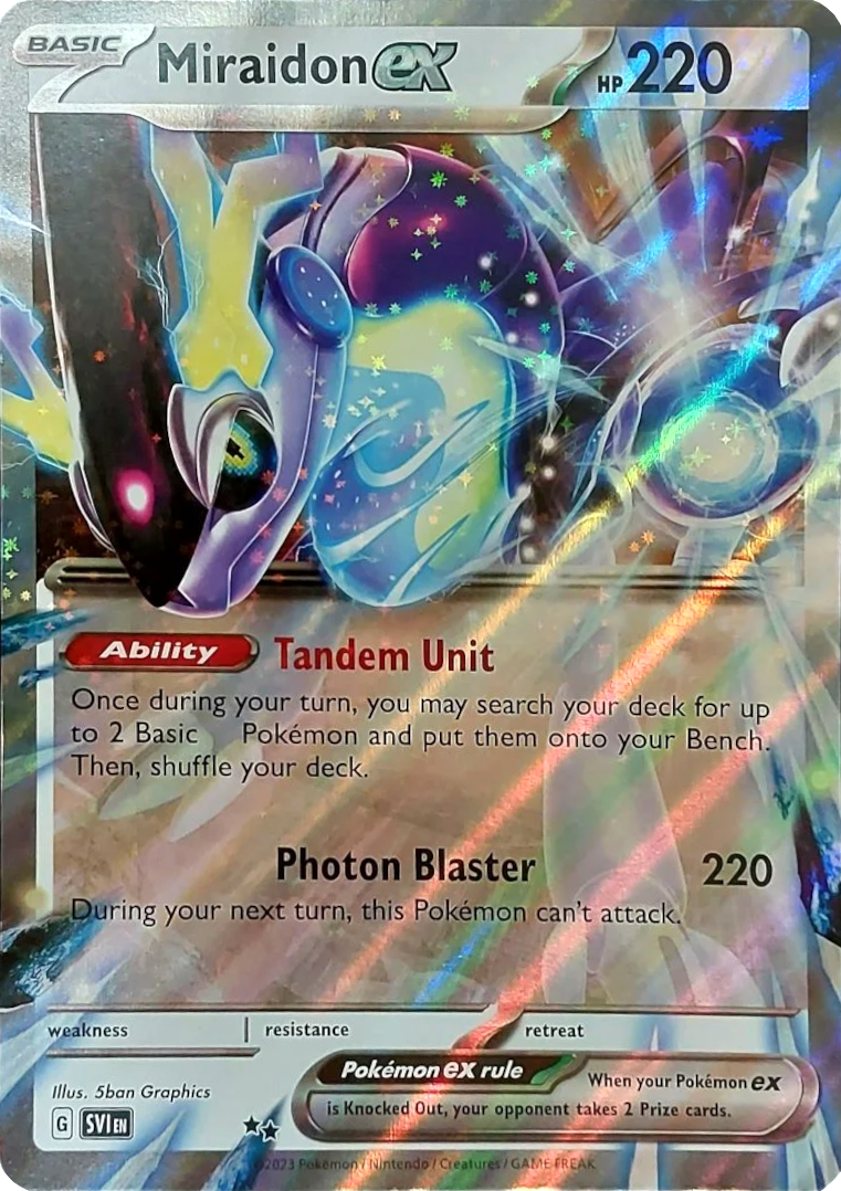 Miraidon ex (Unnumbered) (Jumbo Card) [Scarlet & Violet: Base Set] | Odin's Place