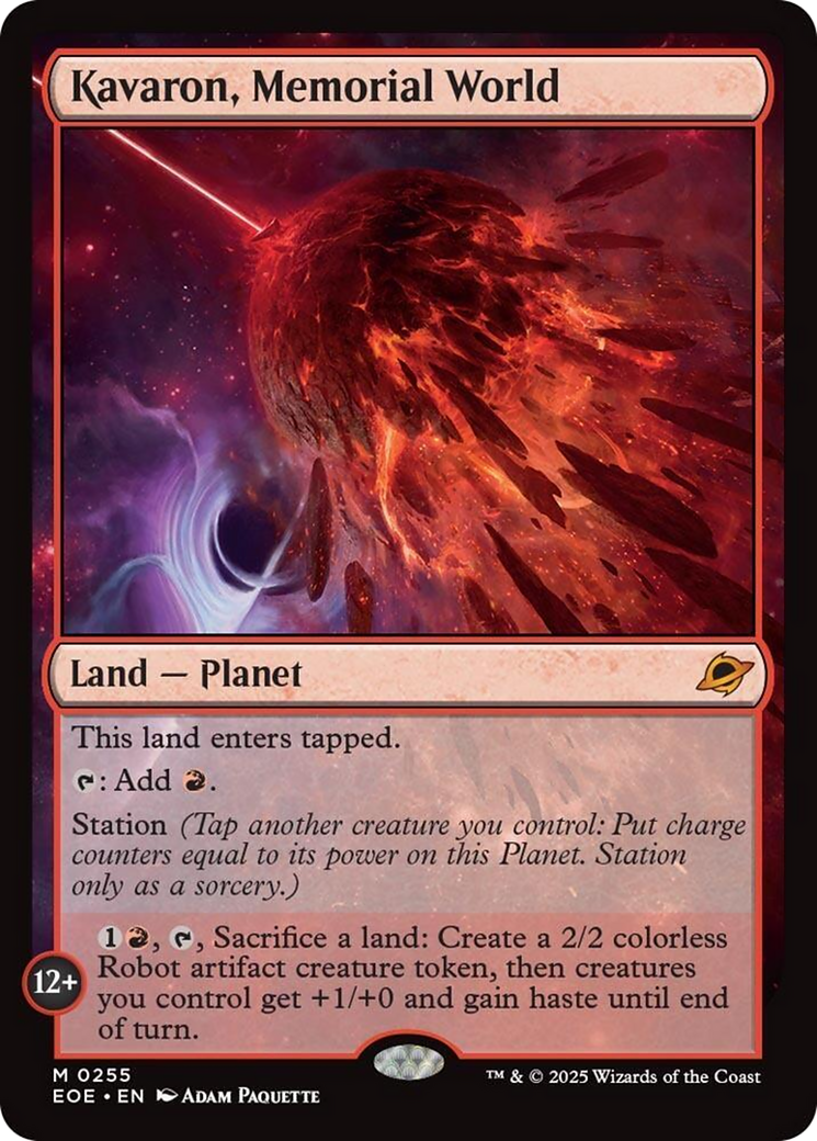 Kavaron, Memorial World [Edge of Eternities] | Odin's Place
