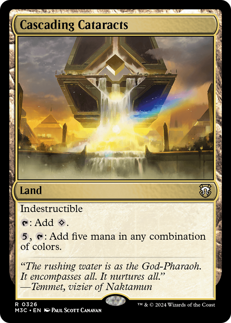 Cascading Cataracts (Ripple Foil) [Modern Horizons 3 Commander] | Odin's Place