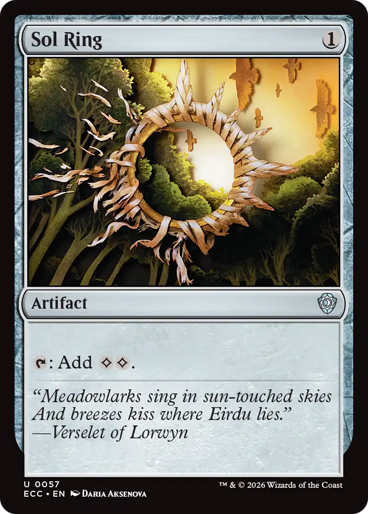 Sol Ring (0057) [Lorwyn Eclipsed Commander] | Odin's Place