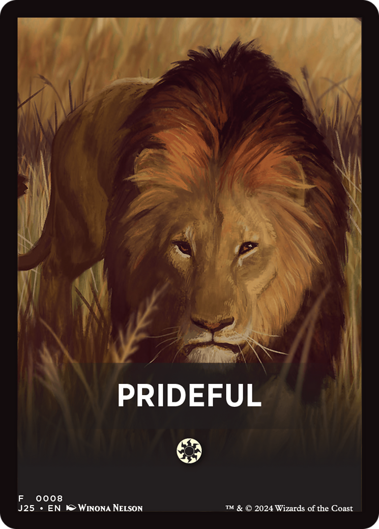 Prideful Theme Card [Foundations Jumpstart Front Cards] | Odin's Place