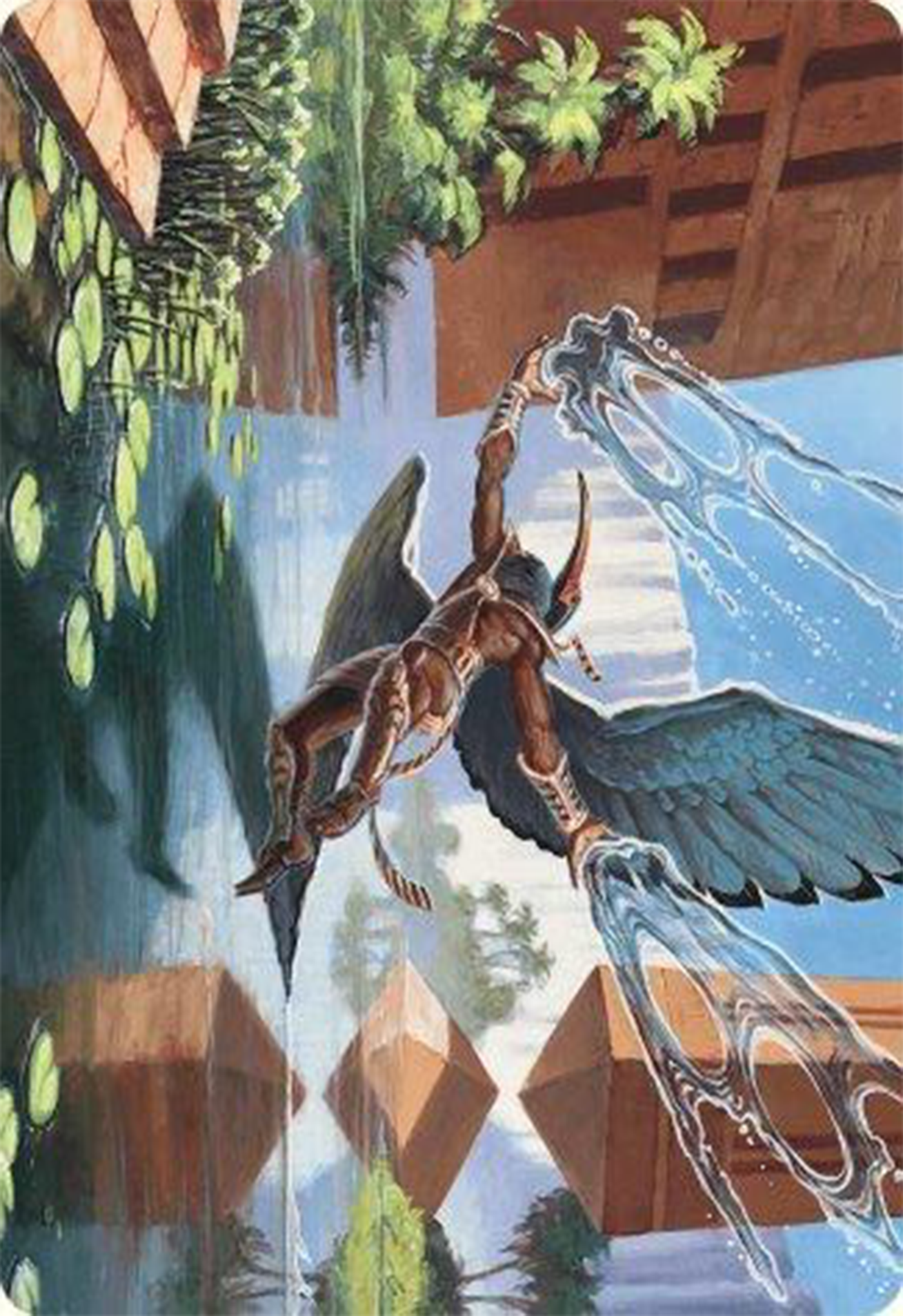 Nadu, Winged Wisdom Art Card [Modern Horizons 3 Art Series] | Odin's Place