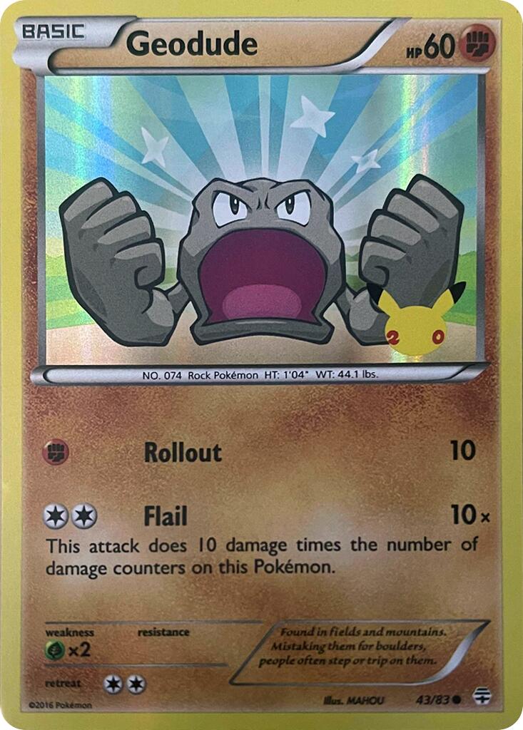 Geodude (043/083) [Celebrations: 25th Anniversary] | Odin's Place