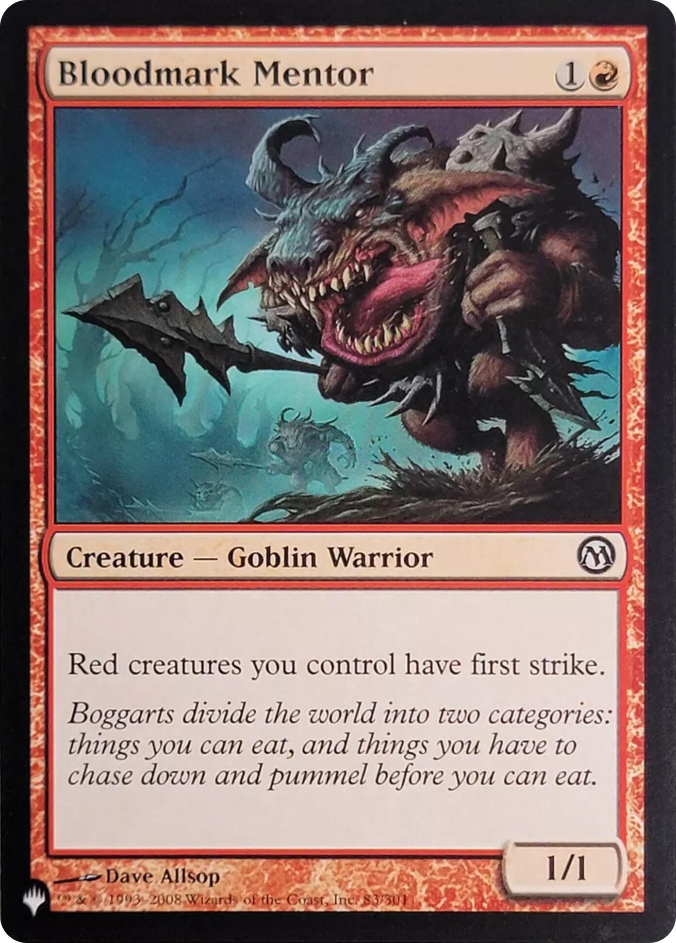 Bloodmark Mentor (83) [The List] | Odin's Place