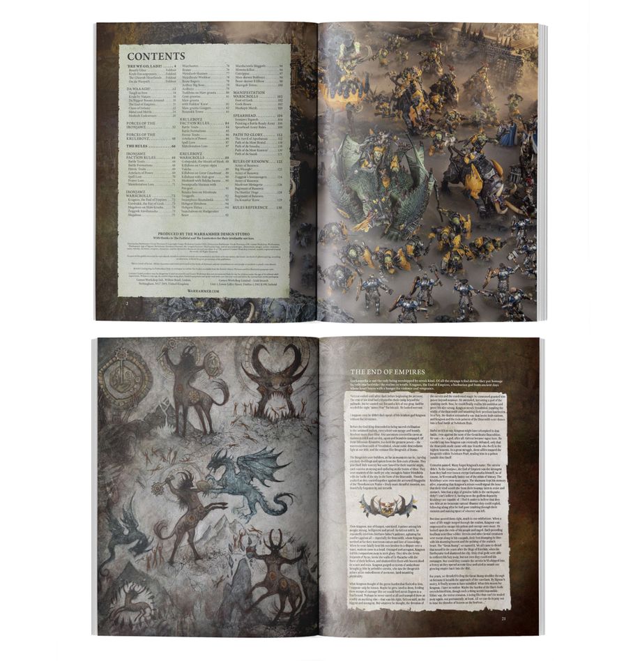Warhammer Age of Sigmar: Destruction Battletome Orruk Warclans | Odin's Place