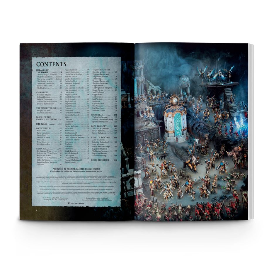 Warhammer Age Of Sigmar: Stormcast Eternals Battletome | Odin's Place