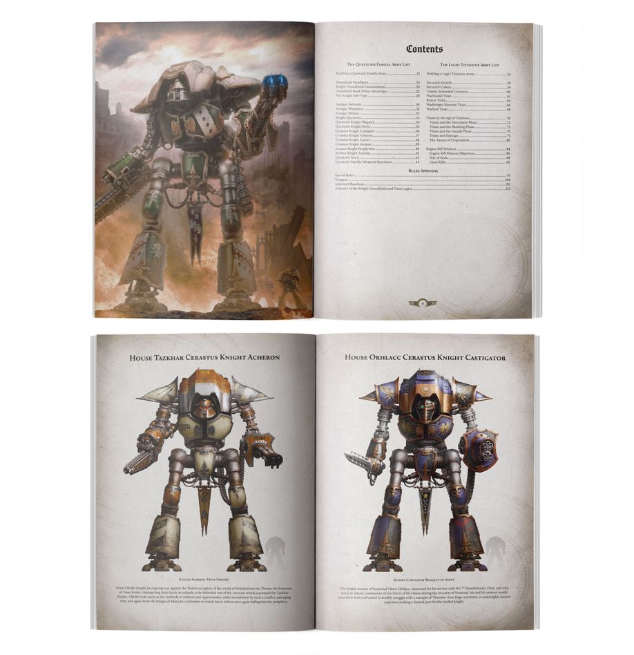 Warhammer Horus Heresy: Liber Questoris: Knights and Titans Army Book | Odin's Place