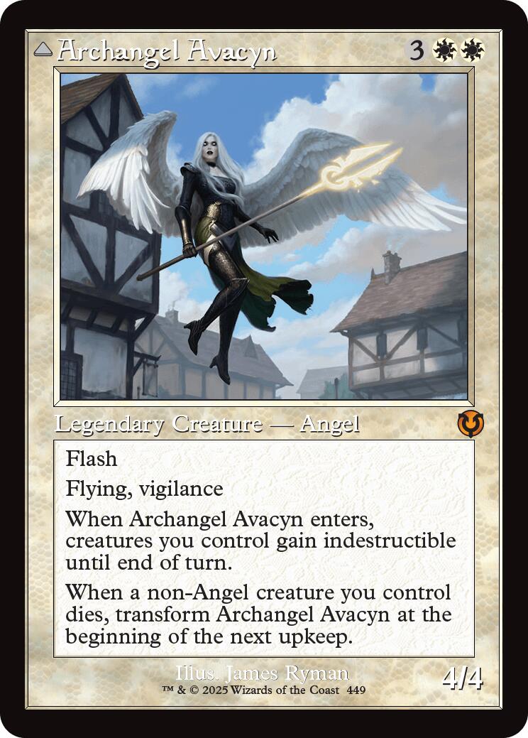 Archangel Avacyn // Avacyn, the Purifier (Retro Frame) [Innistrad Remastered] | Odin's Place