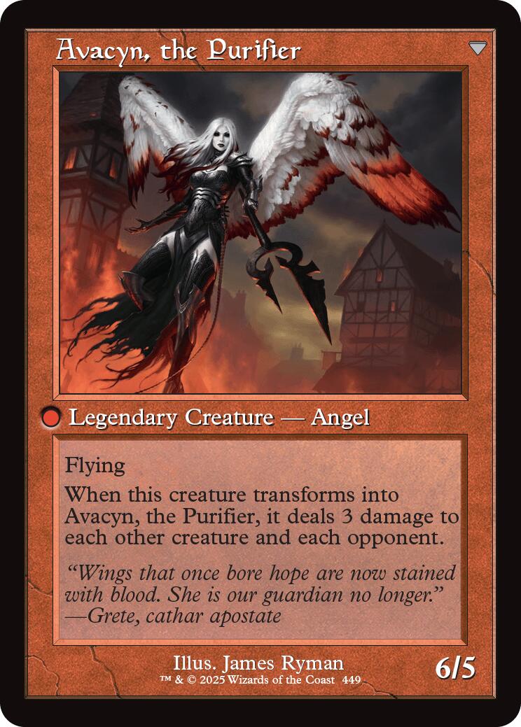 Archangel Avacyn // Avacyn, the Purifier (Retro Frame) [Innistrad Remastered] | Odin's Place