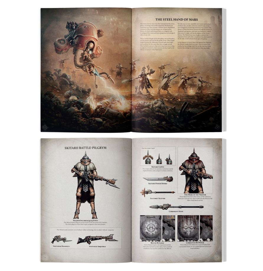 Warhammer Horus Heresy: Journal Tactica: Skitarii – The Steel Hand of Mars | Odin's Place