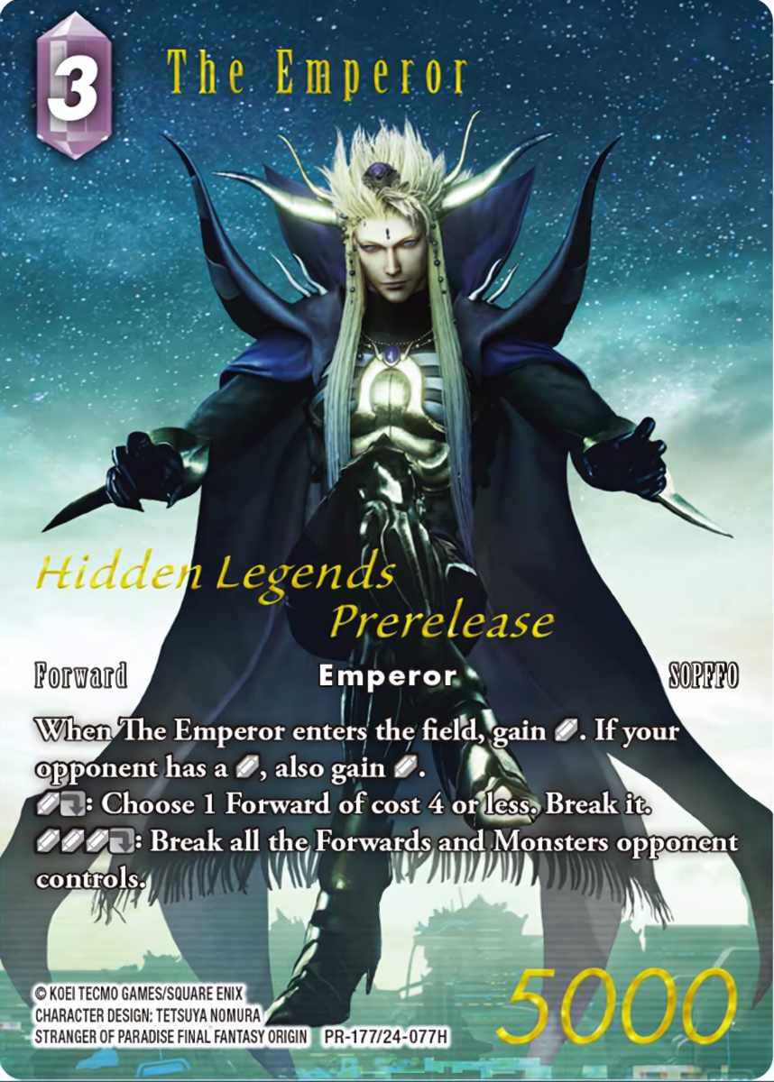 The Emperor (Prerelease Promo) [Promo Cards] | Odin's Place
