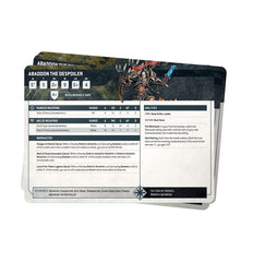Warhammer 40k: Datasheet Cards Chaos Space Marines | Odin's Place