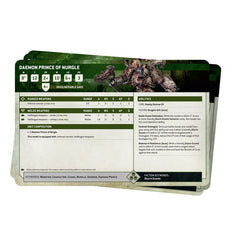 Warhammer 40k: Death Guard Datasheet Cards | Odin's Place