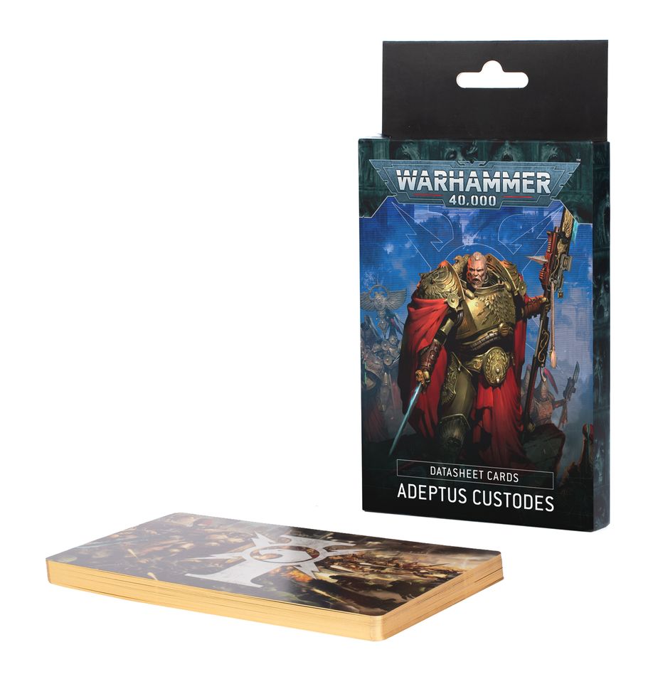 Warhammer 40K: Adeptus Custodes Datasheet Cards 2024 | Odin's Place