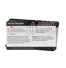 Warhammer Kill Team: Sanctifiers Datacards | Odin's Place