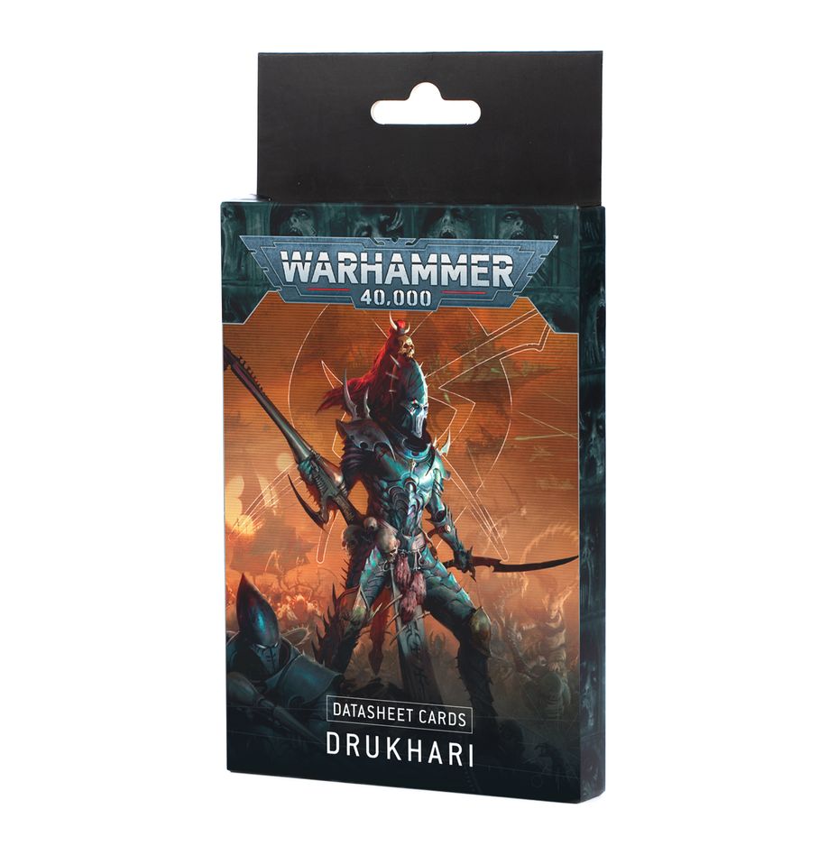 Warhammer 40k: Druhkari DataSheet Cards | Odin's Place