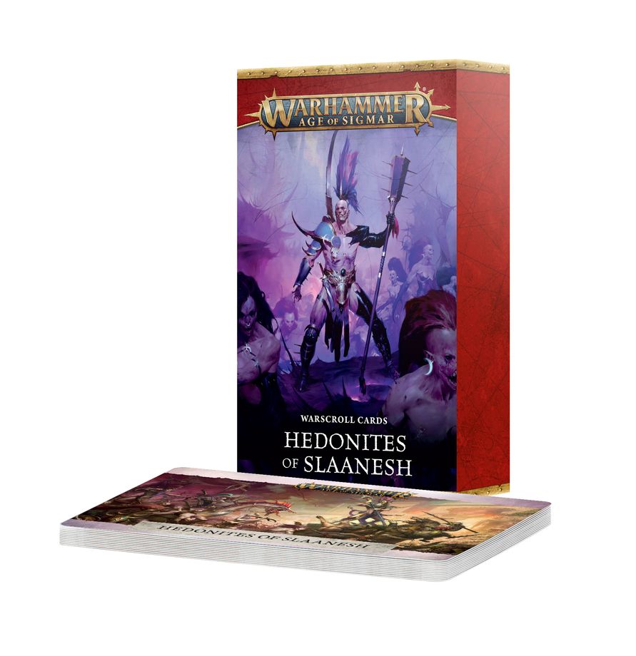 Warhammer Age of Sigmar: Hedonites of Slaanesh: Warscroll Cards | Odin's Place