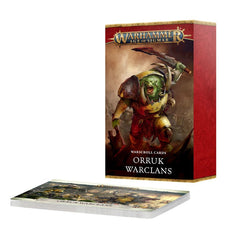 Warhammer Age of Sigmar: Warscroll Cards Orruk Warclans | Odin's Place