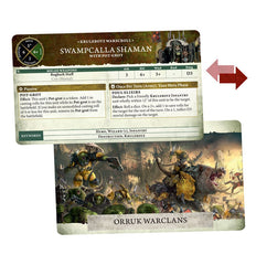 Warhammer Age of Sigmar: Warscroll Cards Orruk Warclans | Odin's Place
