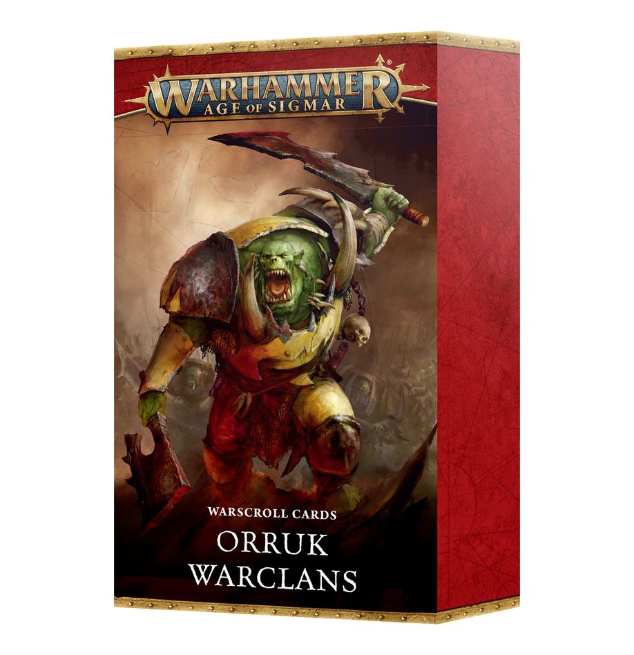 Warhammer Age of Sigmar: Warscroll Cards Orruk Warclans | Odin's Place