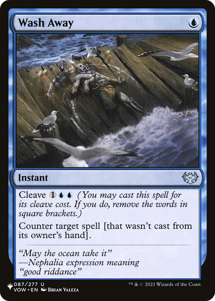 Wash Away [The List] | Odin's Place
