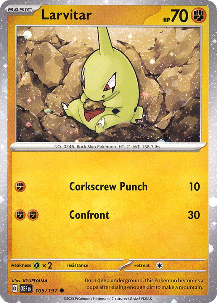 Larvitar (105/197) (Cosmos Holo) [Miscellaneous Cards] | Odin's Place