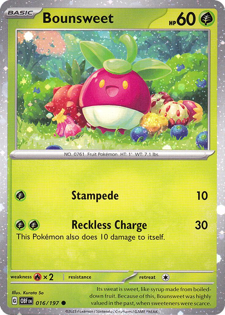 Bounsweet (016/197) (Cosmos Holo) [Miscellaneous Cards] | Odin's Place