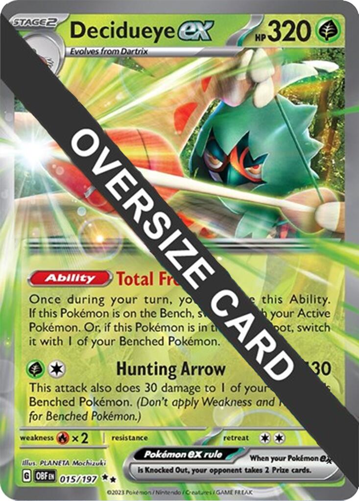 Decidueye ex (015/197) (Jumbo Card) [Miscellaneous Cards] | Odin's Place