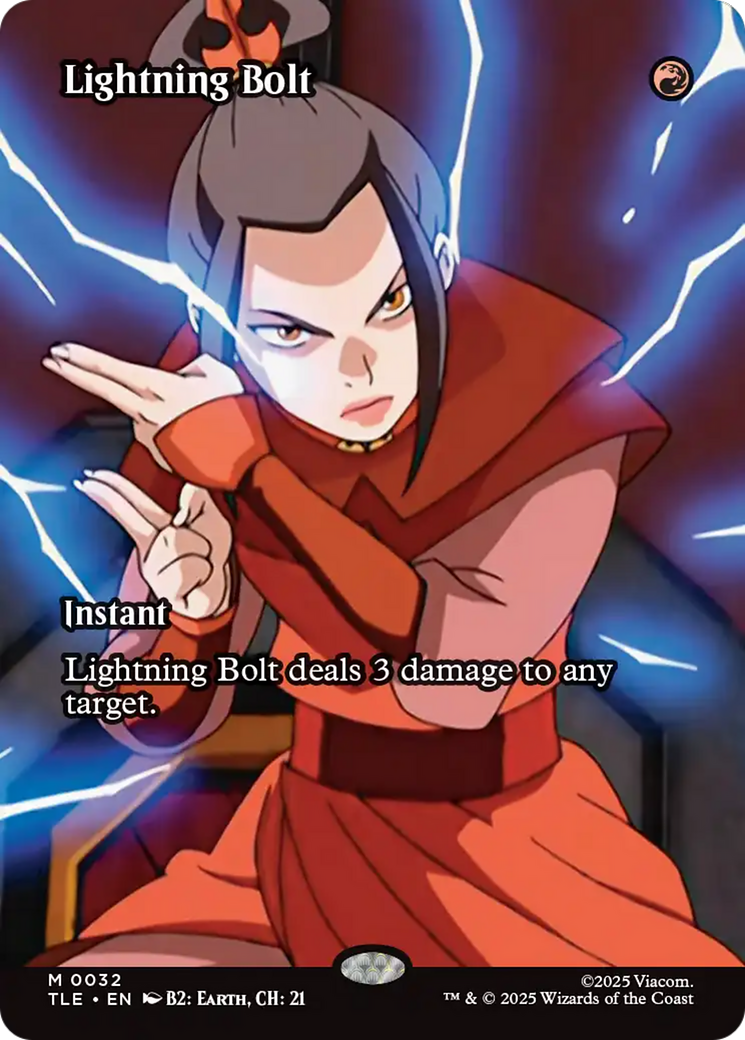 Lightning Bolt (Borderless) [Avatar: The Last Airbender: Eternal-Legal] | Odin's Place
