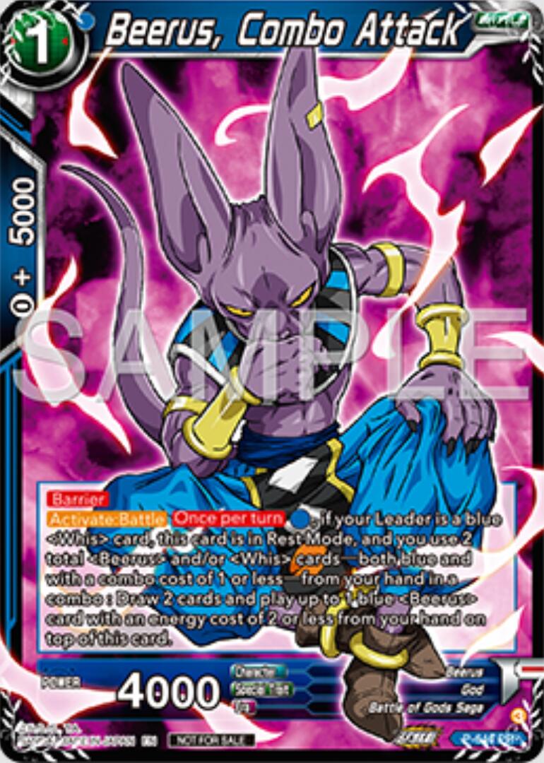 Beerus, Combo Attack (P-644) [Tournament Promotion Cards] | Odin's Place