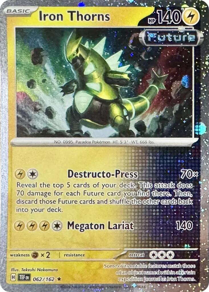 Iron Thorns (062/162) (Cosmos Holo) [Miscellaneous Cards] | Odin's Place