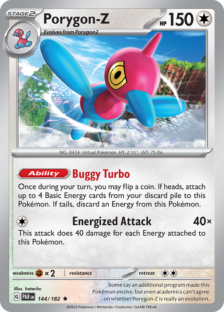 Porygon-Z (144/182) [Scarlet & Violet: Paradox Rift] | Odin's Place