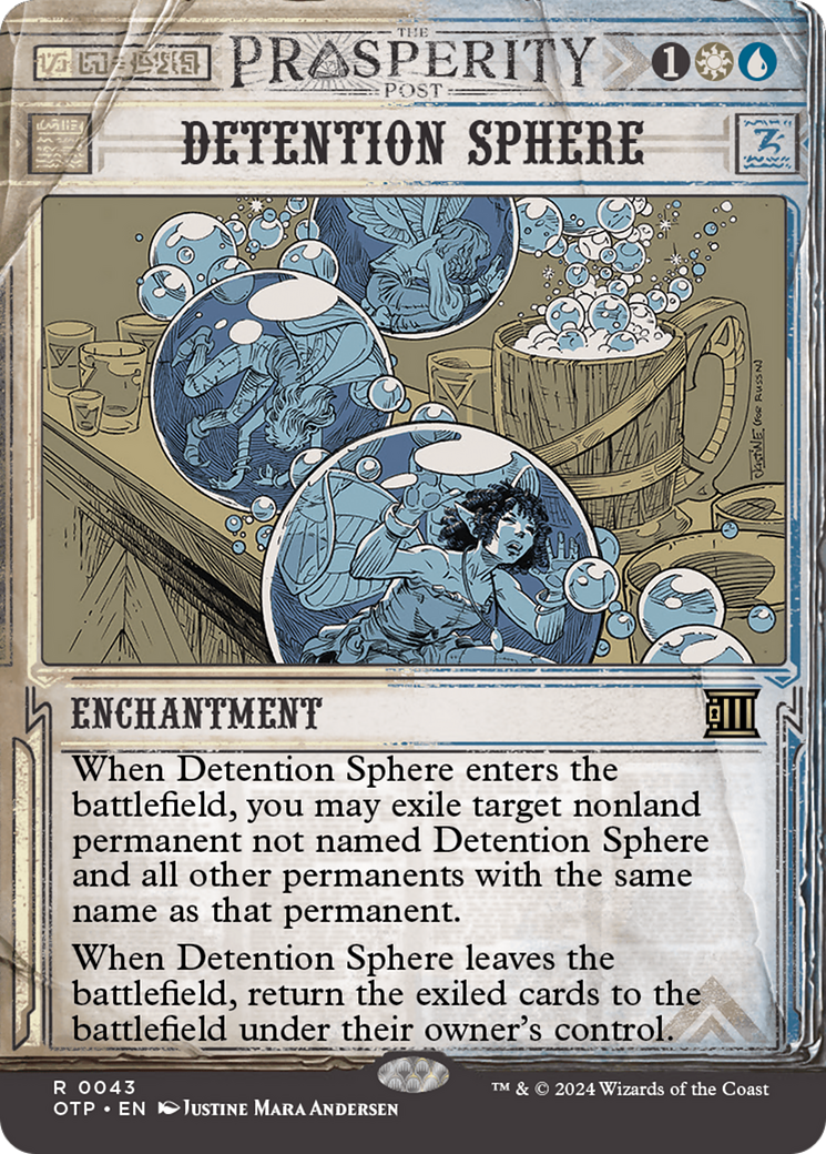 Detention Sphere [Outlaws of Thunder Junction: Breaking News] | Odin's Place