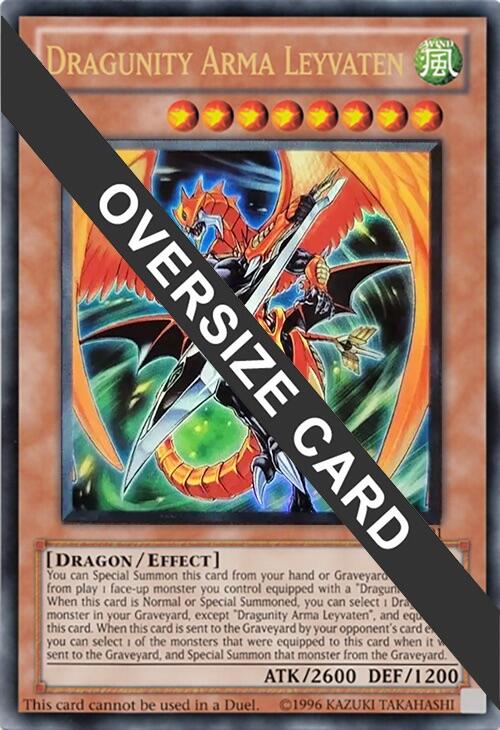 Dragunity Arma Leyvaten (Oversized) [SDDL-EN001] Promo | Odin's Place