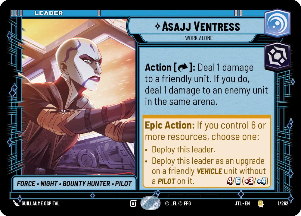 Asajj Ventress - I Work Alone (001/262) (001/257) [Jump to Lightspeed] | Odin's Place