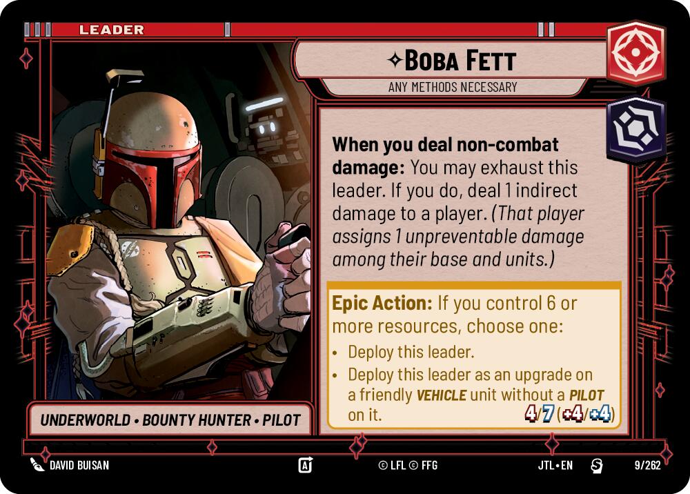 Boba Fett - Any Methods Necessary (009/262) (009/257) [Jump to Lightspeed] | Odin's Place