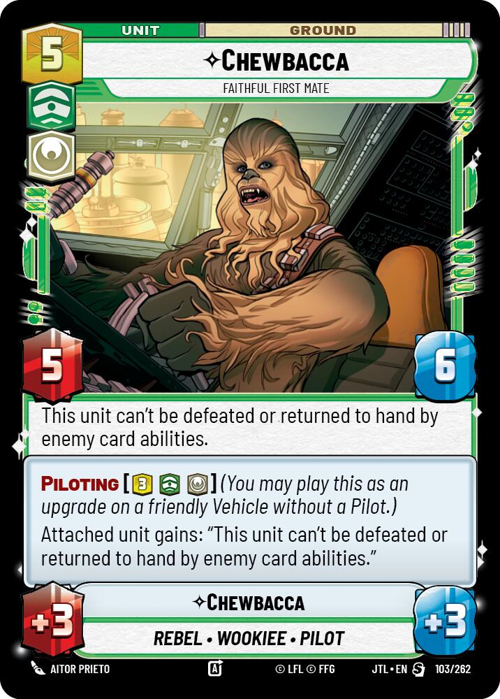 Chewbacca - Faithful First Mate (103/262) (103/257) [Jump to Lightspeed] | Odin's Place