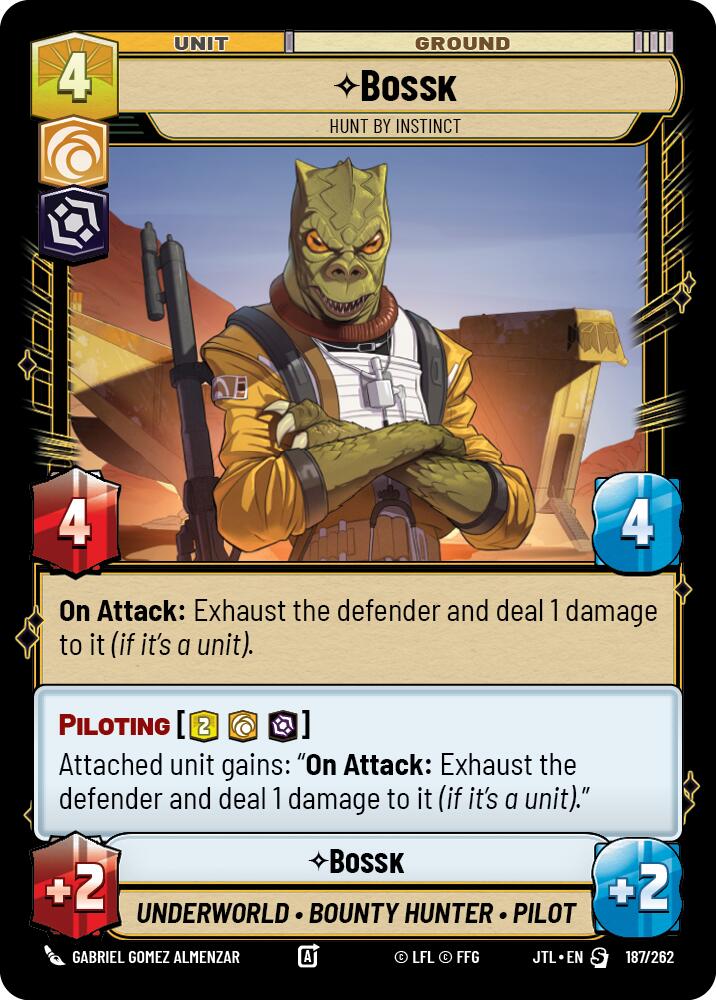 Bossk - Hunt By Instict (187/262) (187/257) [Jump to Lightspeed] | Odin's Place