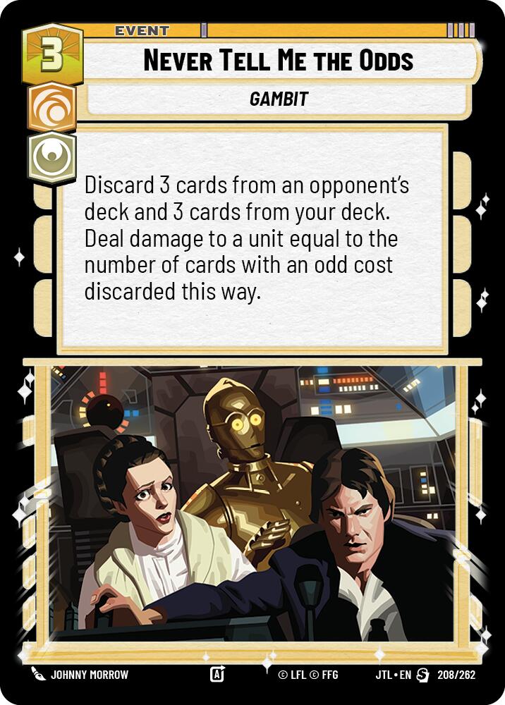 Never Tell Me the Odds (208/262) (208/257) [Jump to Lightspeed] | Odin's Place