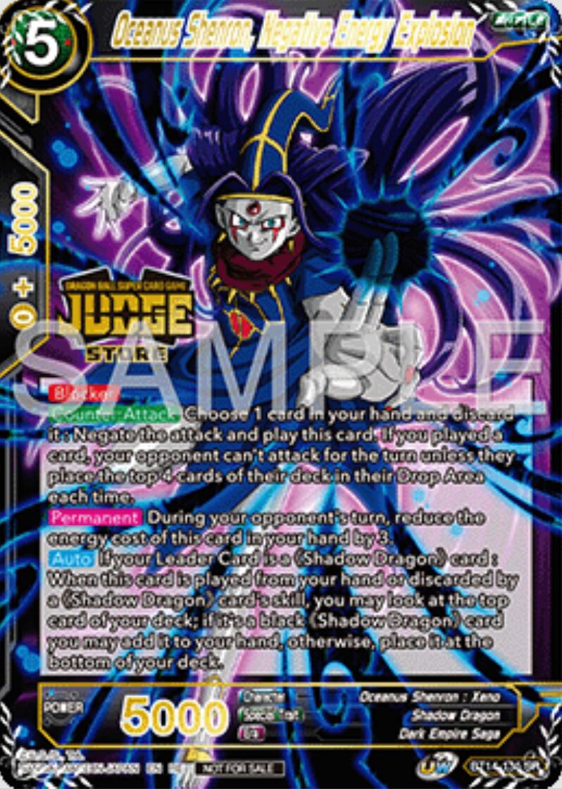 Oceanus Shenron, Negative Energy Explosion (Judge Pack Vol.16) (Store) (BT14-135) [Judge Promotion Cards] | Odin's Place