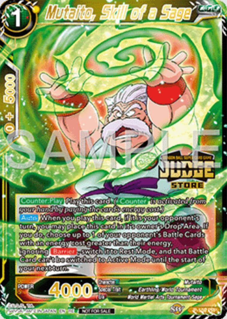 Mutaito, Skill of a Sage (Judge Pack Vol.16) (Store) (P-159) [Judge Promotion Cards] | Odin's Place