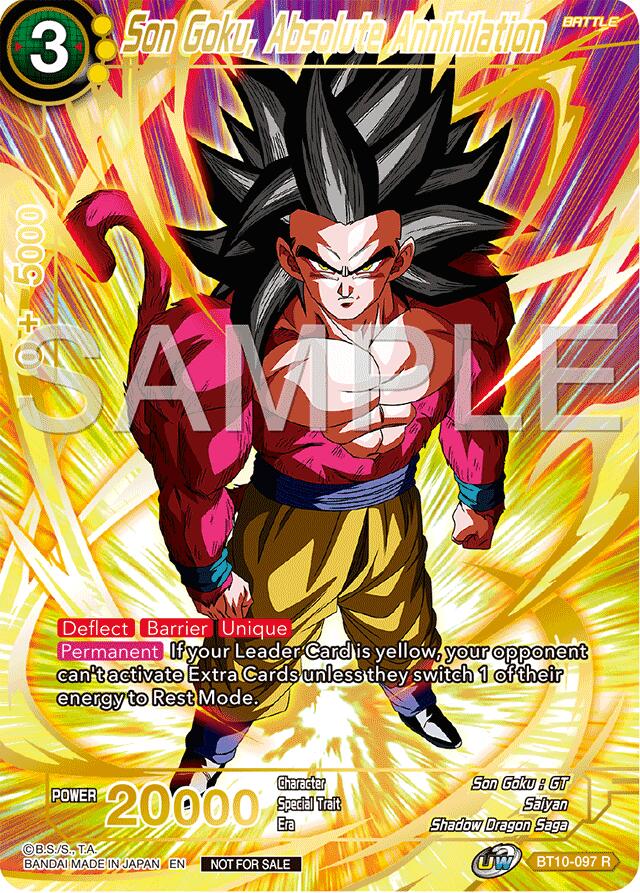 Son Goku, Absolute Annihilation (Championship 2024 Finals Pack) (Gold Stamped) (BT10-097) [Tournament Promotion Cards] | Odin's Place