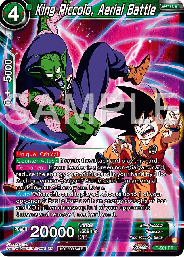 King Piccolo, Aerial Battle (Championship 2024 Finals Pack) (P-561) [Tournament Promotion Cards] | Odin's Place
