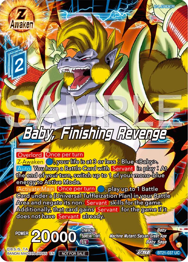 Baby, Finishing Revenge (Championship 2024 Finals Zenkai Pack) (BT21-037) [Tournament Promotion Cards] | Odin's Place