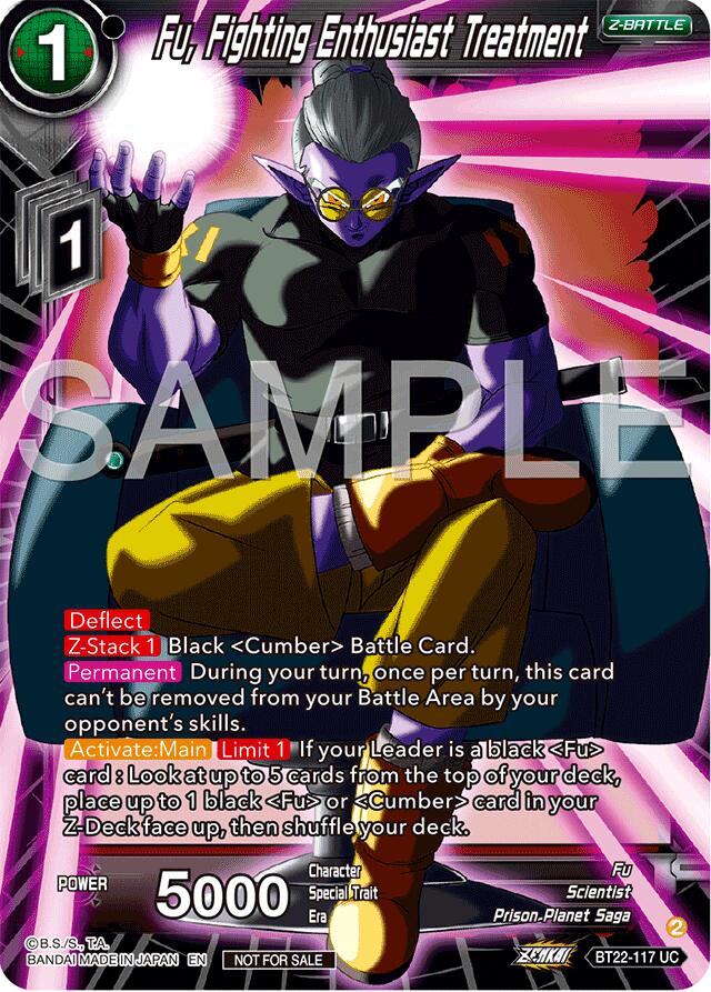 Fu, Fighting Enthusiast Treatment (Championship 2024 Finals Zenkai Pack) (BT22-117) [Tournament Promotion Cards] | Odin's Place