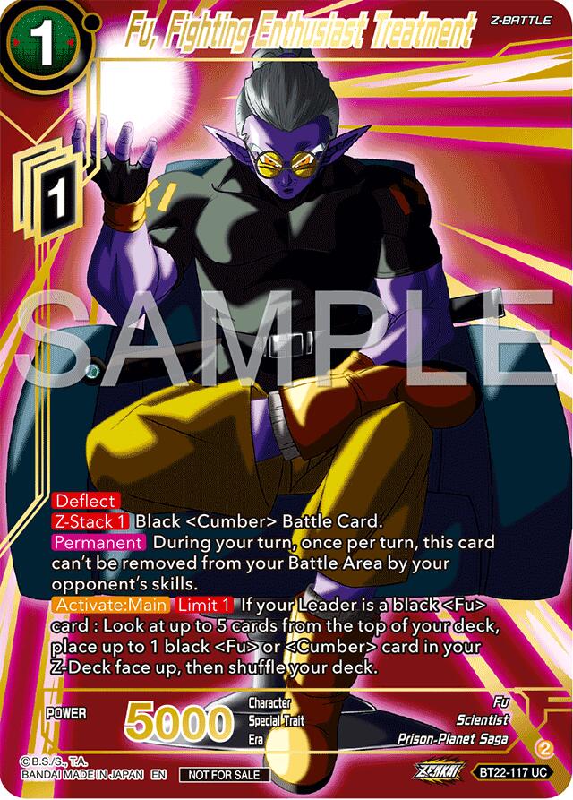 Fu, Fighting Enthusiast Treatment (Championship 2024 Finals Zenkai Pack) (Gold Stamped) (BT22-117) [Tournament Promotion Cards] | Odin's Place